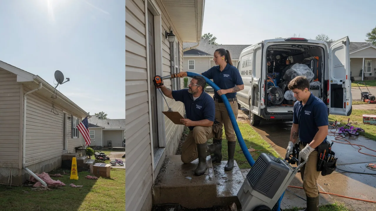 Ceiling Water Damage Restoration in Brandt, SD near me